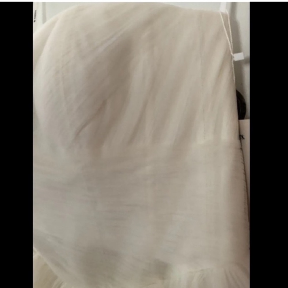 ANTHROPOLOGIE BHLDN Watters Avance Tiered Bridal Wedding Gown Ivory size 14 NWT - Picture 6 of 11